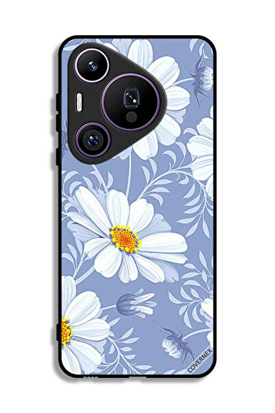 Covernex غطاء حماية لهاتف هواوي بيورا 70 برو - زهور متفتحة