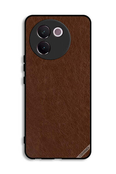 Covernex غطاء حماية جلدي بنمط هندسي لهاتف Vivo V30e 5G