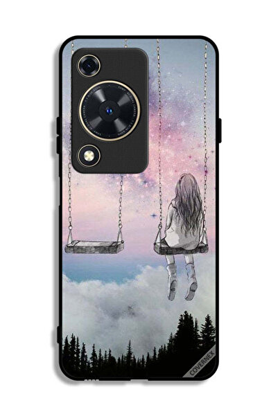 Covernex غطاء حماية لهاتف هواوي إنجوي 70 برسومات فتاة وحيدة