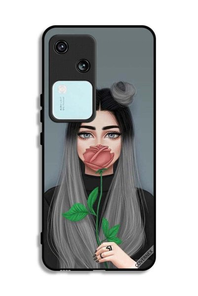 Covernex غطاء حماية لهاتف Vivo V30 5G برسومات فتاة لطيفة