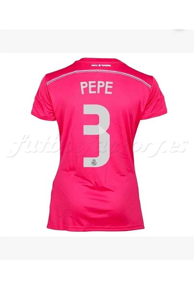 BARBITOS قميص R.Madridd موسم 2014/15 PEPE خاص للانطلاق - وردي