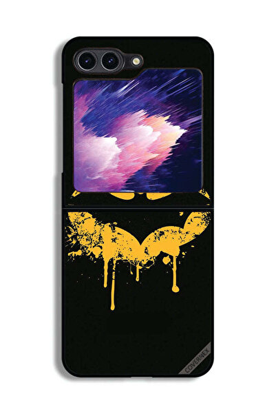 Covernex غطاء حماية لهاتف سامسونج جالاكسي زد فليب 6 بتصميم باتمان المتقطر