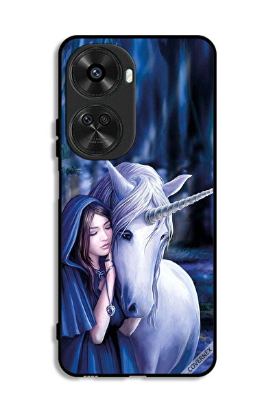 Covernex غطاء حماية لهاتف هواوي نوفا 12 SE بتصميم فتاة وحيد القرن المحبوبة