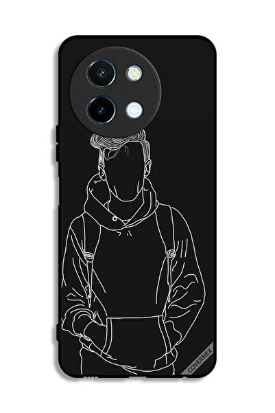 Covernex غطاء حماية لهاتف Vivo Y38 5G برسم جاكيت بوي