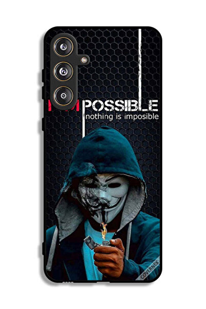 Covernex غطاء حماية لهاتف سامسونج جالاكسي M55 5G - خلفية "أنا ممكن، لا شيء مس...