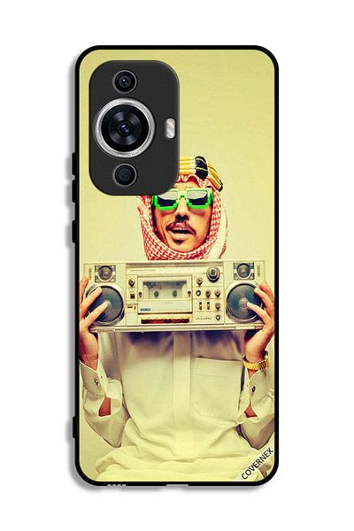 Covernex غطاء حماية لهاتف هواوي نوفا 11 يحمل جهاز موسيقى عتيق