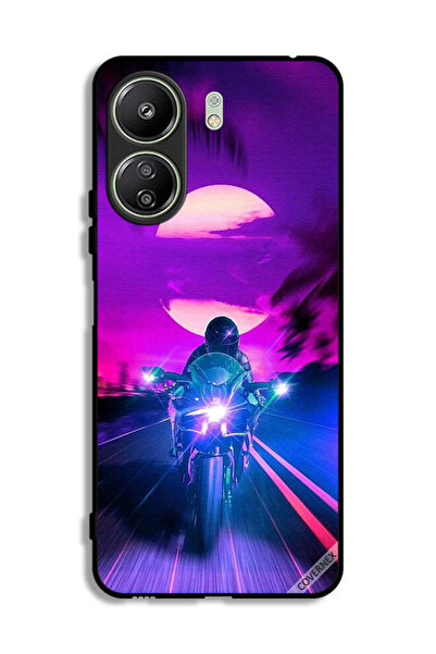 Covernex غطاء حماية Xiaomi Redmi 13C بخلفية رجل على دراجة