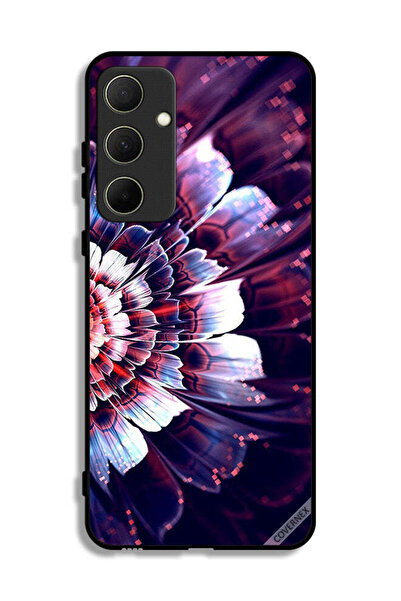 Covernex غطاء حماية لهاتف Samsung Galaxy A35 5G مزين بزهرة كبيرة عاكسة على ال...