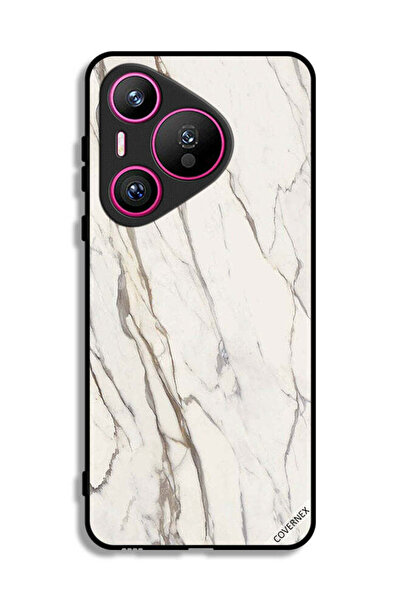 Covernex غطاء حماية لهاتف هواوي بيورا 70 بتصميم رخامي