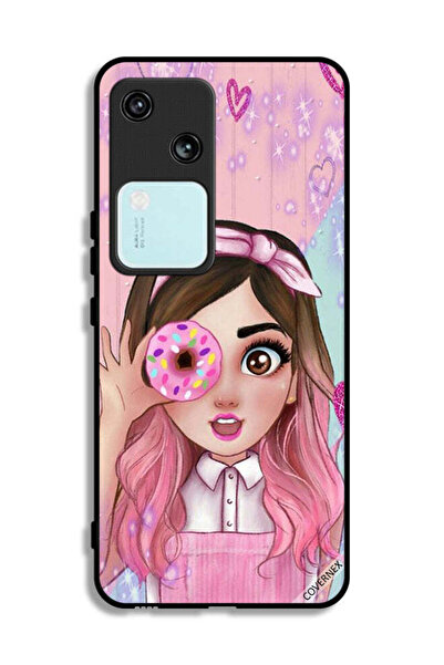 Covernex Vivo V30 5G Protective Case Cover Donut Lover Girl Art