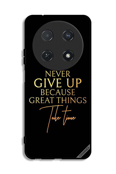 Covernex غطاء حماية لهاتف هواوي نوفا 12i لا تستسلم أبدًا لأن الأشياء العظيمة ...