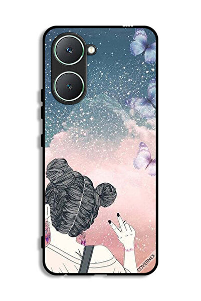 Covernex غطاء حماية لهاتف Vivo Y03 4G بتصميم علامة النصر