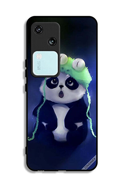 Covernex غطاء حماية لهاتف Vivo S18 5G بتصميم باندا مع قبعة