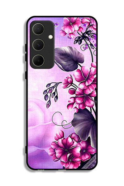 Covernex غطاء حماية لهاتف سامسونج جالاكسي A35 5G بخلفية زهور رومانسية
