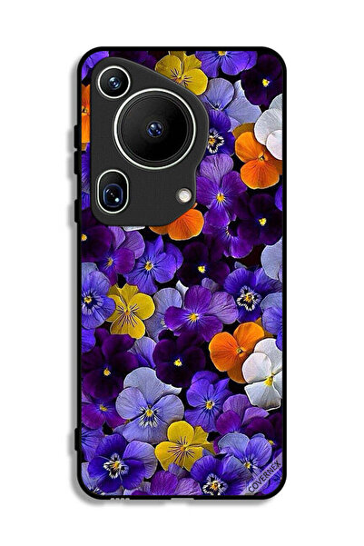 Covernex غطاء حماية لهاتف هواوي بيورا 70 ألترا بنقشة زهور صغيرة