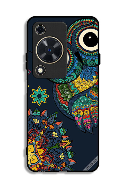 Covernex غطاء حماية لهاتف هواوي نوفا Y72 بتصميم بومة زهرية