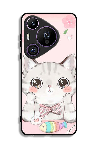 Covernex غطاء حماية لهاتف هواوي بيورا 70 برو - سمكة القط