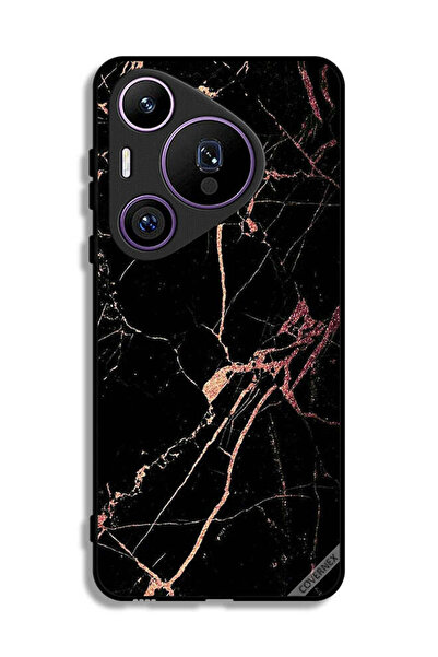 Covernex غطاء حماية لهاتف هواوي بيورا 70 برو بنمط رخامي متشقق