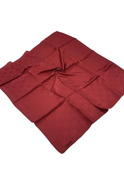 Aker Monogram Dama Eşarp - Kırmızı 941