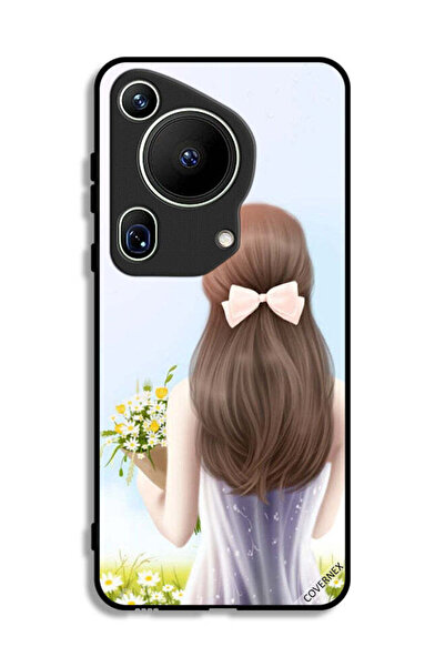 Covernex غطاء حماية لهاتف هواوي بيورا 70 ألترا بتصميم فتاة جميلة