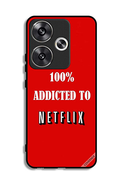 Covernex Xiaomi Poco F6 5G Protective Case Cover 100% Addicted To Netflix