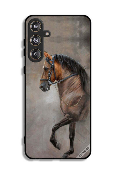 Covernex غطاء حماية لهاتف سامسونج جالاكسي F55 5G، صورة حصان عتيقة
