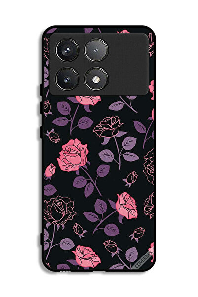 Covernex غطاء حماية لهاتف شاومي بوكو F6 برو - زهور قوطية باستيل