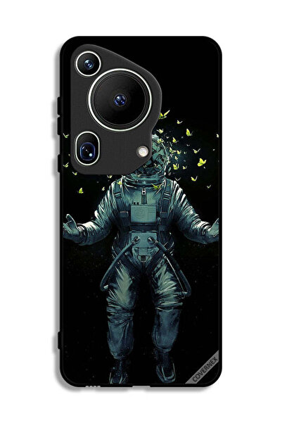 Covernex غطاء حماية لهاتف هواوي بيورا 70 ألترا بتصميم رائد فضاء وفراشات