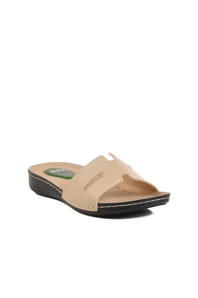 AYK'S Beige Gel Sole Women's Slippers 6813 Z