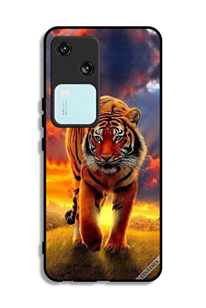 Covernex غطاء حماية فيفو V30 5G بتصميم الفهد المتحرك