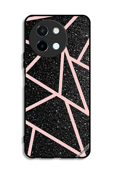 Covernex غطاء حماية لهاتف Vivo Y38 5G بنقشة لامعة ومسارات