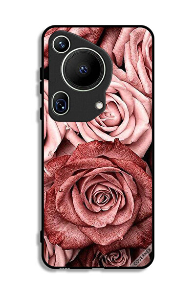 Covernex غطاء حماية فائق لهاتف هواوي بيورا 70 - زهور الخوخ