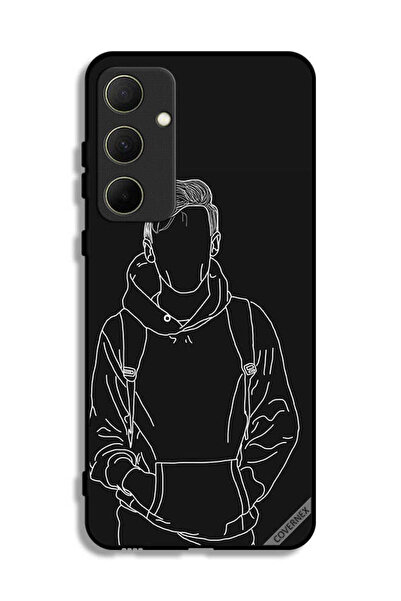 Covernex غطاء حماية لهاتف سامسونج جالاكسي A35 5G، رسم لشخصية جاكيت بوي