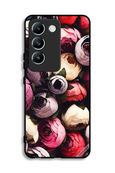 Covernex غطاء حماية لهاتف Vivo V30 Lite 4G بلون وردي داكن مخروطي