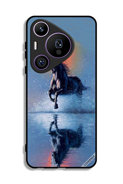 Covernex غطاء حماية هواوي بيورا 70 برو - رسم حصان يركض في الماء
