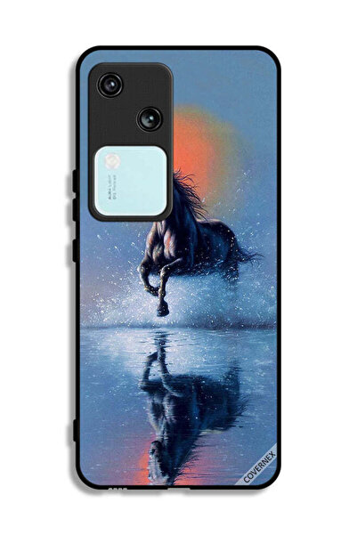 Covernex غطاء حماية Vivo V30 5G بتصميم حصان يركض في الماء