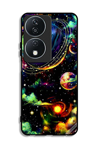 Covernex غطاء حماية لهاتف Honor X7b 5G بنقشة نباتات زحل