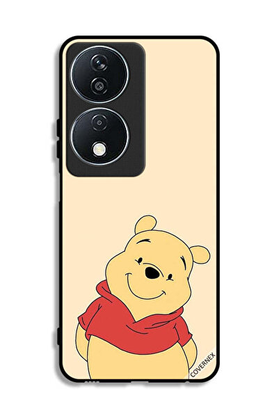 Covernex غطاء حماية Honor X7b 5G بتصميم الدب في وضع السعادة