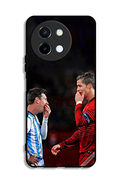 Covernex غطاء حماية لهاتف Vivo Y38 5G رونالدو وميسي في إطار واحد