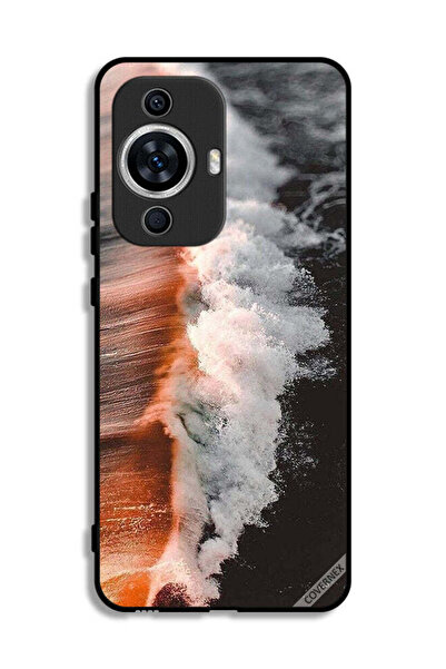 Covernex غطاء حماية لهاتف هواوي نوفا 11 بتصميم موجة مياه البحر