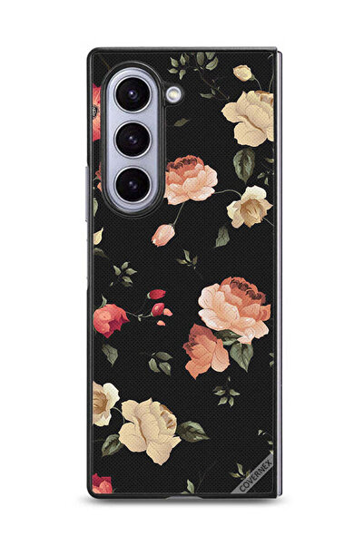 Covernex غطاء حماية لهاتف Samsung Galaxy Z Fold6 بخلفية فنية زهرية