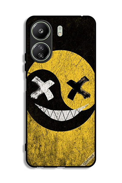 Covernex غطاء حماية لهاتف شاومي ريدمي 13 سي برسومات وجه مارشميلو