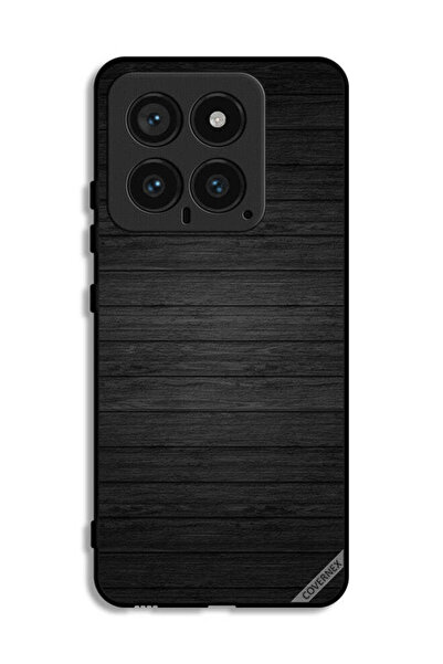 Covernex غطاء حماية لجهاز شاومي 14 بنمط خشبي داكن