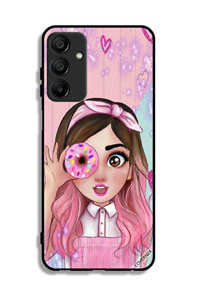 Covernex غطاء حماية لهاتف سامسونج جالاكسي A15 5G بتصميم فتاة محبة للدونات