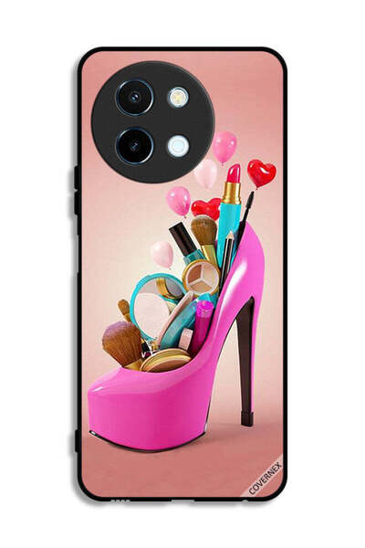 Covernex Vivo Y38 5G Protective Case Cover Shoe With Makeup Items