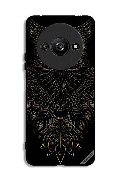 Covernex غطاء حماية لهاتف Xiaomi Redmi A3 4G بتصميم بومة زهرية عصرية