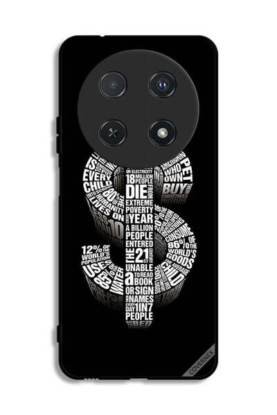 Covernex غطاء حماية لهاتف هواوي نوفا 12i بطبعة دولار الخط العربي