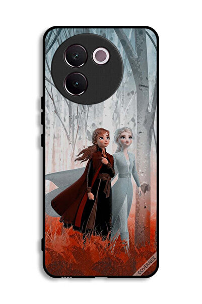 Covernex غطاء حماية لهاتف Vivo V30e 5G بنقشة Frozen Sisters