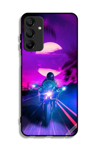 Covernex غطاء حماية لهاتف Samsung Galaxy A15 4G بخلفية رجل على دراجة