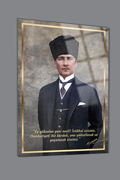 glassartdesign Tabloul de sticlă Ataturk 146